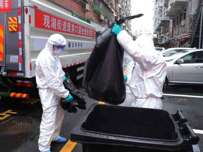 废弃的口罩去哪了？深圳专人专车清运