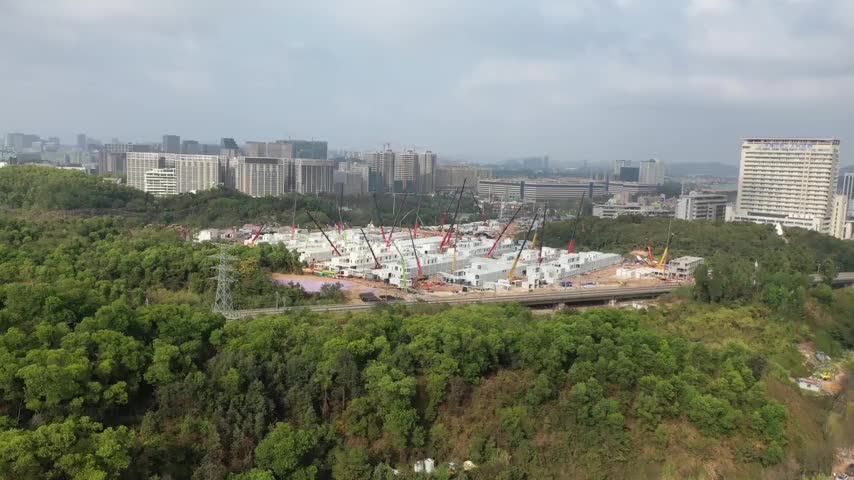 深圳市第三人民医院二期工程临时院区建设进展迅速