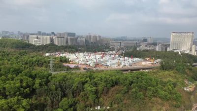 深圳市第三人民医院二期工程临时院区建设进展迅速