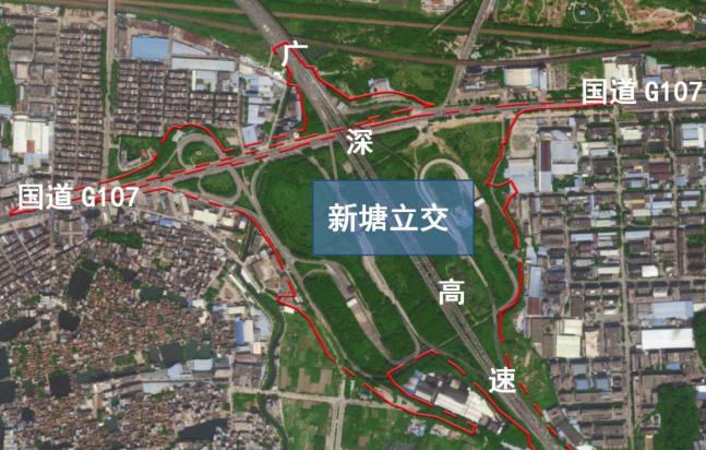 广深高速改扩建新塘立交改造项目今年上半年开工