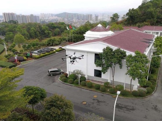 无人机空中战疫，助力餐厨垃圾处理厂及垃圾焚烧厂消杀
