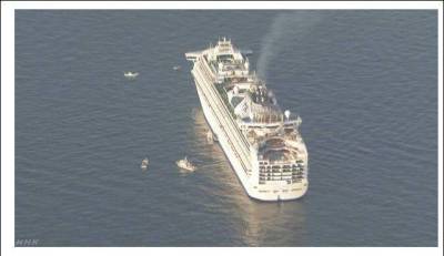 日本“钻石公主号”邮轮已确诊61名感染者，船上3700余人隔离