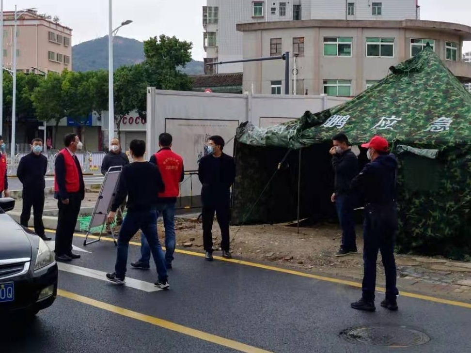 葵涌办事处三天完成36个“城中村”全面围合 返深人员实现全面管控