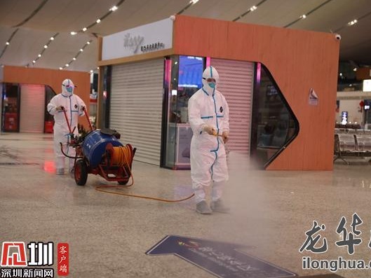 多图直击！深圳北站这样全面消杀