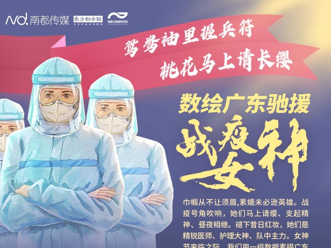 10图数绘广东白衣女神：驰援湖北战疫90后担主力