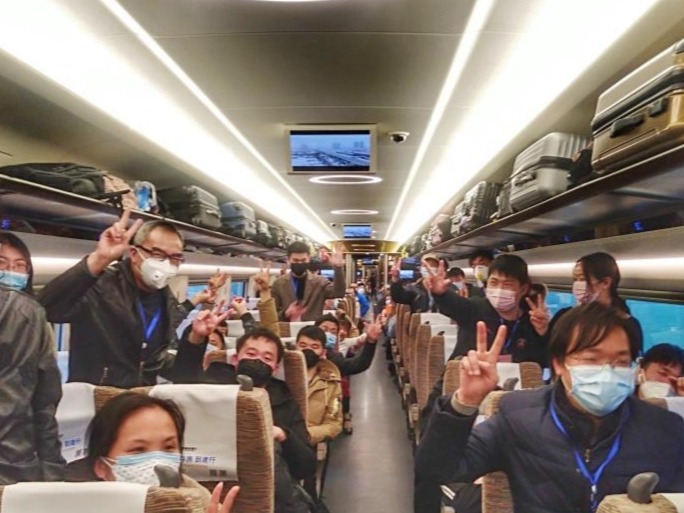 又一列返岗专列抵深！深圳已点对点接回湖北员工6682人