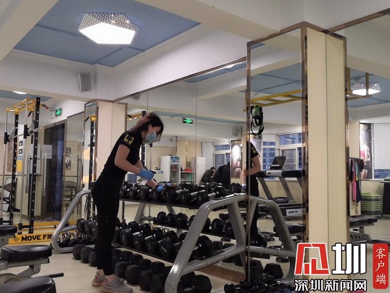 IN视频|“一客一消毒 间隔2米”深圳健身行业逐步复工