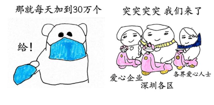 深圳疫情卡通图片