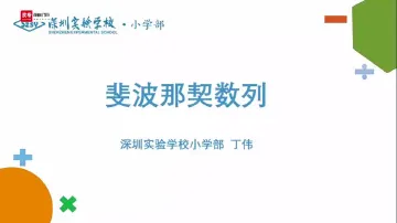 六年级数学：斐波那契数列 授课讲师丁伟