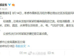 孝感通报幼儿家中死亡：其母无精神病史，已被立案
