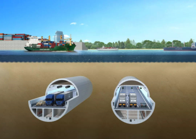 深圳市内首条水下40米海底隧道复工