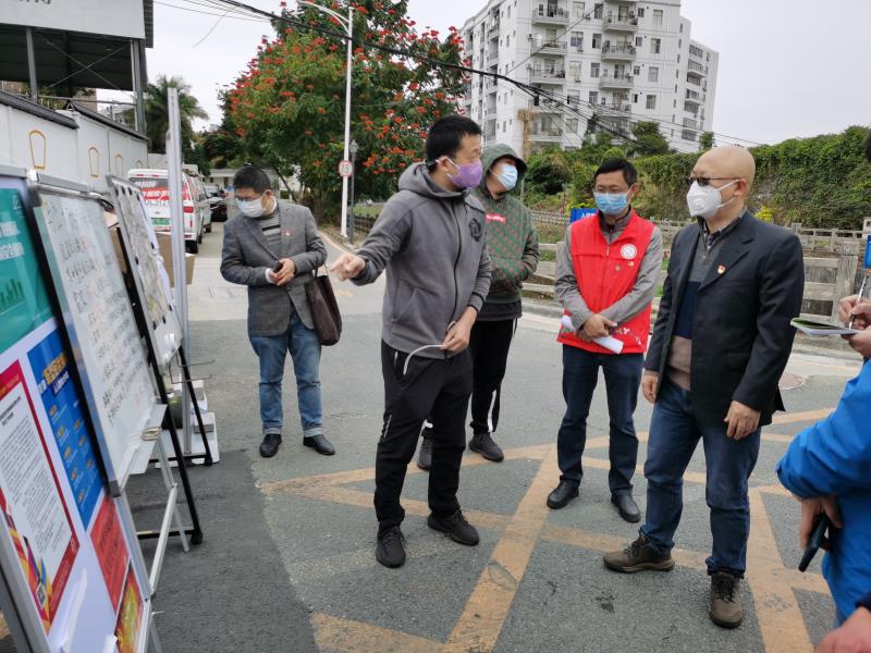 两个全覆盖 马峦街道指导服务组践行初心使命