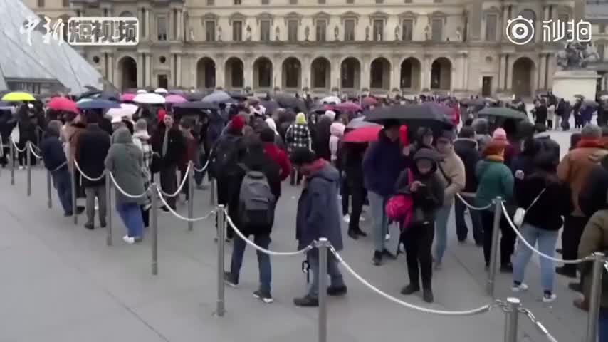 工作人员担心疫情拒绝上班！法国卢浮宫被迫闭馆