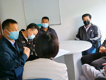 市委派驻平湖指导服务组：潜心动脑 答好疫情防控复工“双选题”