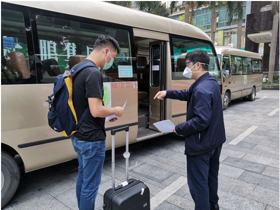 春风送爽感归人，这个健康驿站转运过境医学观察人员逾百位