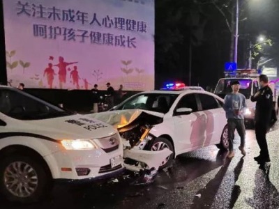 深圳男子“自我举报”，醉驾后居然撞上交警警车