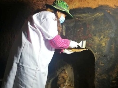 宁夏须弥山石窟壁画百年后首次迎来抢救性修复