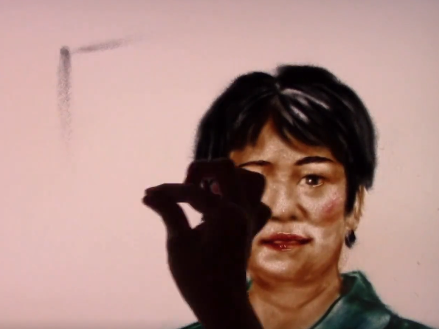 沙画版安心家书！彭千山：一声“一切都好”尽显你赤子之心