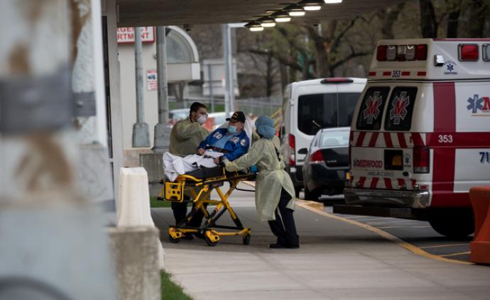 美国新冠肺炎病例超过84万例，死亡46609例