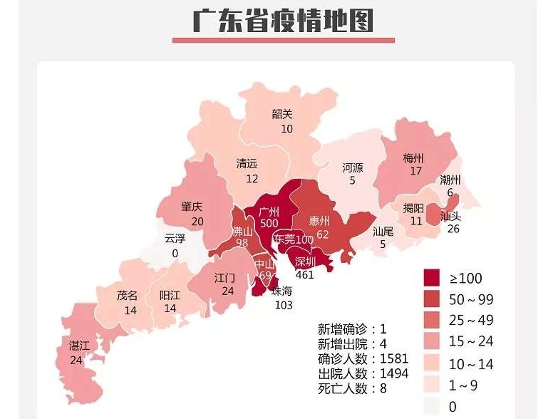 广东新增境外输入确诊1例，无症状感染者18例