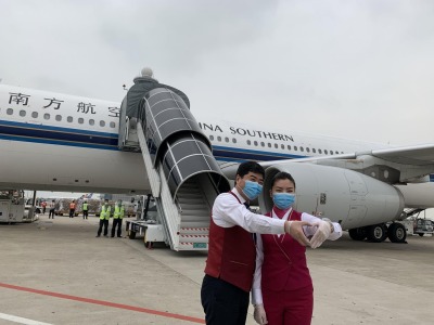 南方航空空客A333宽体飞机执飞深圳武汉航线