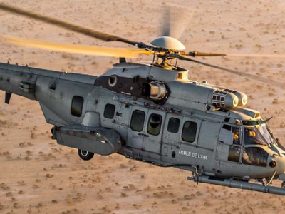 法国空军直升机救援演习两名军人坠地，致一死一重伤