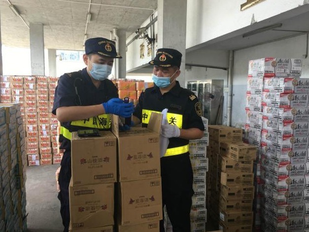 沙头角海关查获437箱未申报进口啤酒饮料