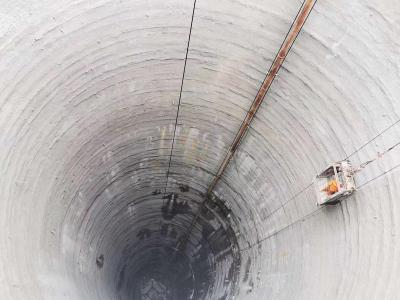 193米深、直径15米！国内最宽汽车隧道竖井曝光