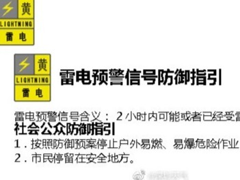 这些区出行请注意！深圳发布分区雷电预警