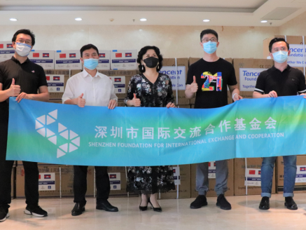 深圳同国际社会并肩战“疫” ，11万个医用口罩将于近日抵达柬埔寨