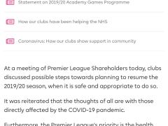拒绝效仿法甲？英超、意甲均有意重启本赛季赛程