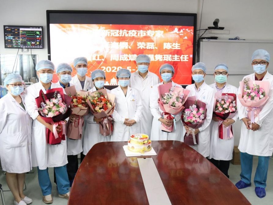 5•20深圳三院“表白”支援专家 最后4位支援专家开始轮休