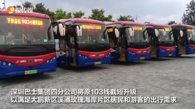 注意！小梅沙直达公交改了！深圳26年老线路拆成东西两条
