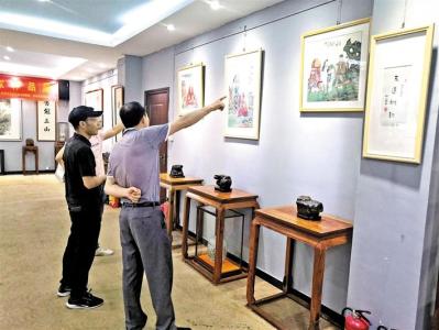 “大美中国”书画名家作品展在宝源美术馆开幕  5月31日结束