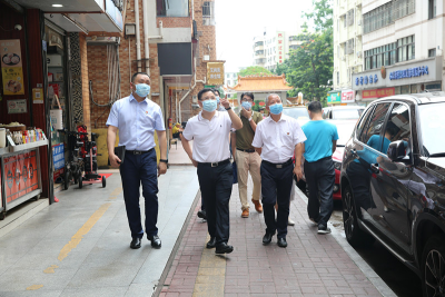罗湖区委常委、组织部长赖武到翠竹街道调研指导常态化疫情防控工作