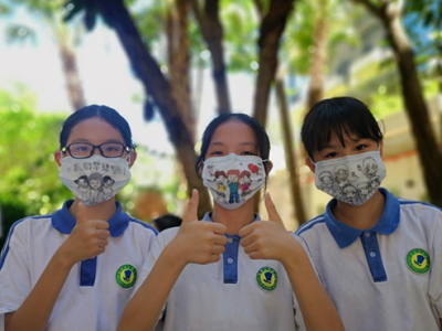 毕业季 | 宝安小学学生手绘口罩纪念难忘岁月 