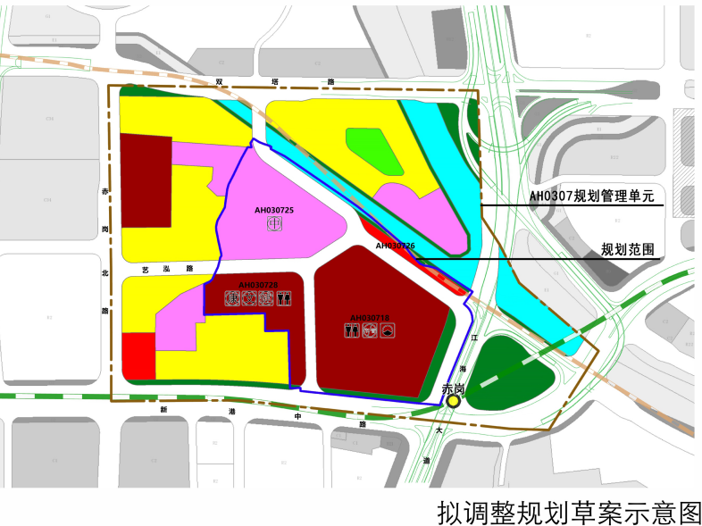 TIT科贸园规划调整，广州塔南将添大型商业体