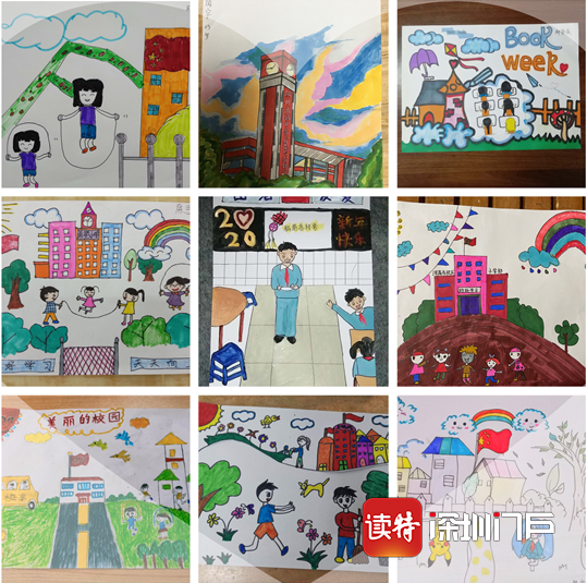 童心绘校园，石井线上绘画活动获家长点赞