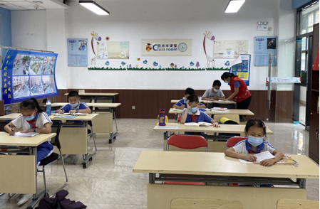 公明“四点半课堂”开课啦  解决“神兽”放学去向难题