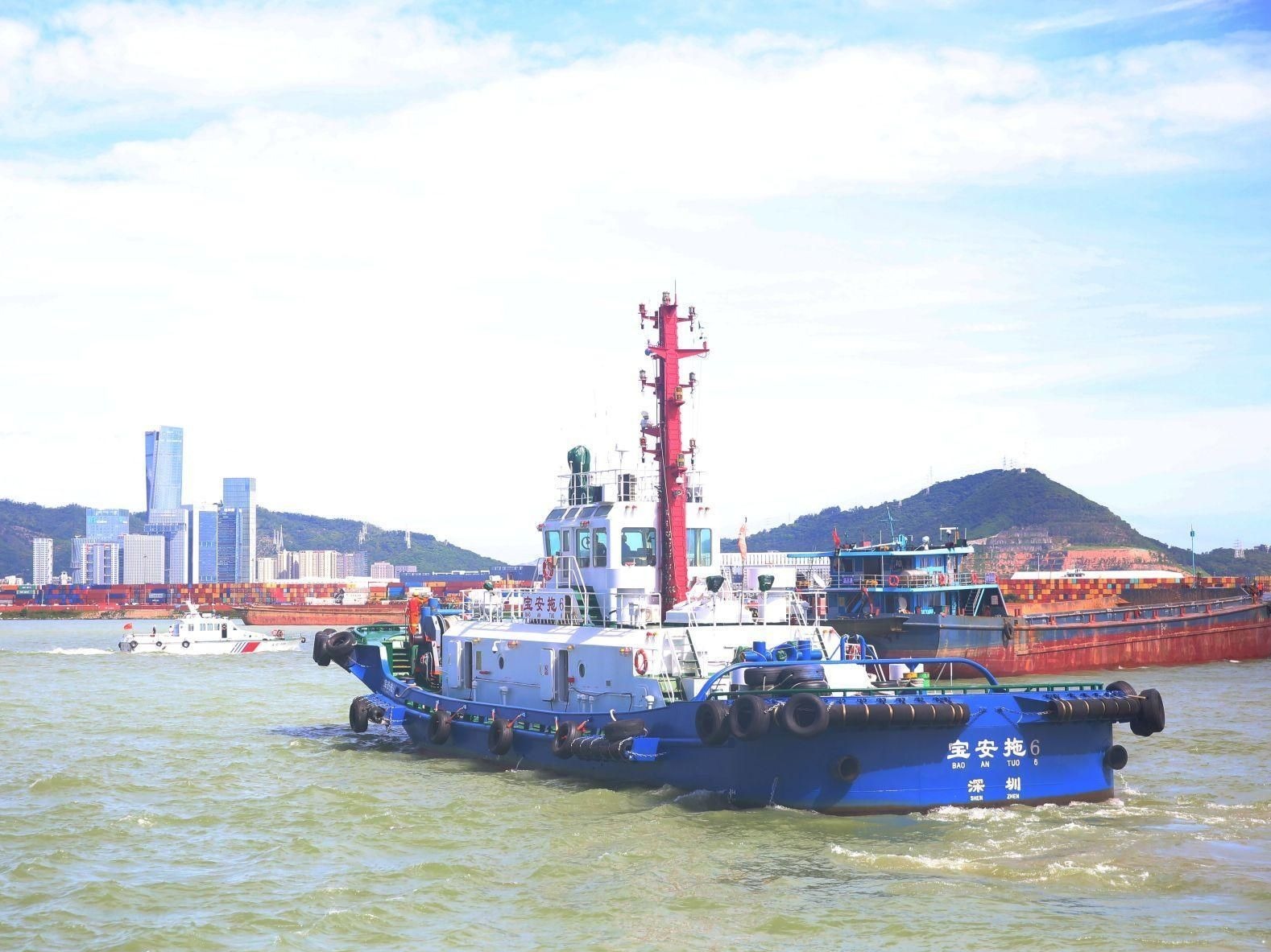 深圳大铲海事局开展海上防台综合演练