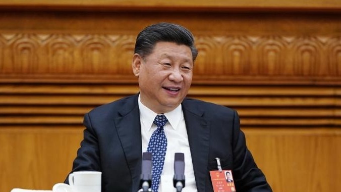 习近平同缅甸总统温敏就中缅建交70周年互致贺电
