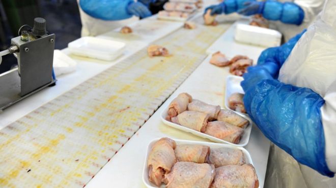 英国最大鸡肉厂现集体感染，158名员工新冠病毒检测呈阳性