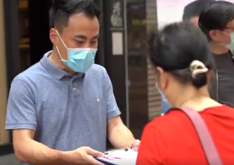 热爆街站 香港市民齐撑涉港国安立法