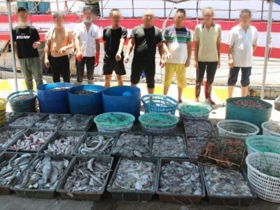 非法捕捞五千多斤 汕尾海警局查获三起非法捕捞案件