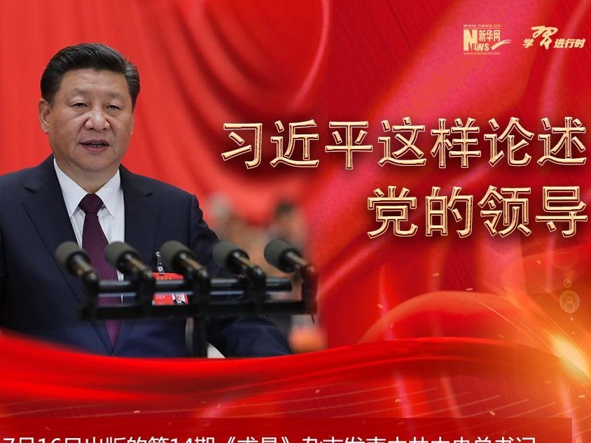 习近平这样论述党的领导