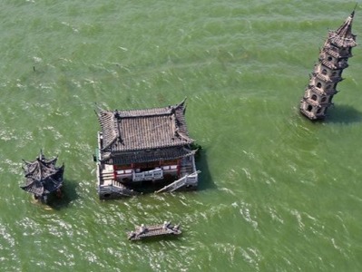 江西省水文局继续发布洪水红色预警，当前鄱阳湖湖区高位波动