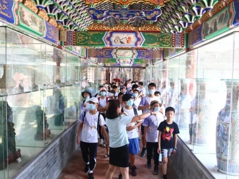 走出课堂学非遗！番禺区宝墨园广彩体验研学游火了