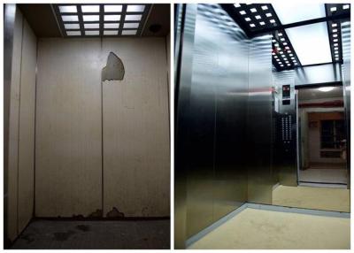 用物品阻挡电梯关门致电梯门卡损