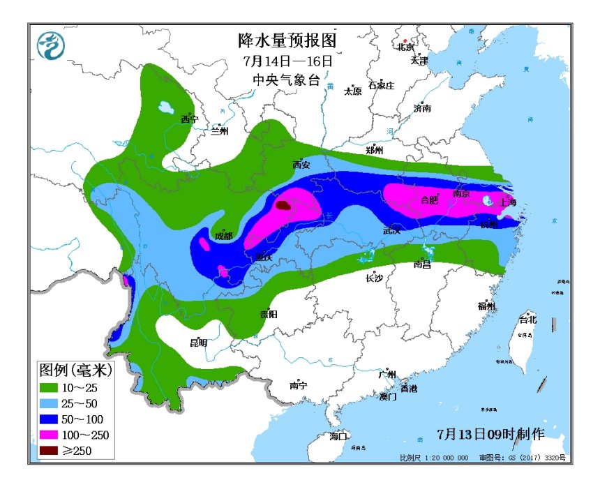 未来三天长江流域将大范围强降雨，气象部门：谨防流域性洪水