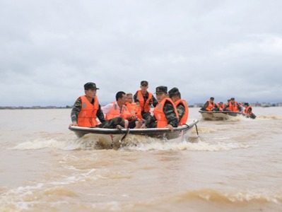江西洪涝已致746万人受灾，堤防超警长度2199公里